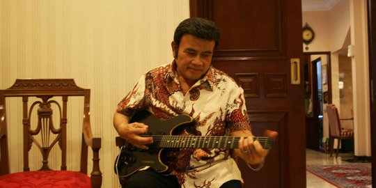 Rhoma Irama mengaku sangat bergairah jadi presiden