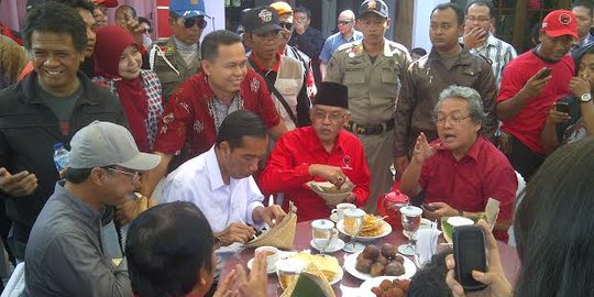 Di Ngawi, Jokowi datang jalan protokol ditutup total