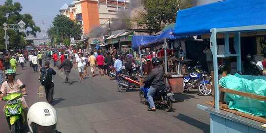 Perayaan Nyepi, Pasar Mambal di Badung terbakar dua kali