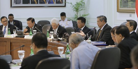 Sidang kabinet, SBY bahas dana bansos dan Pemilu 2014