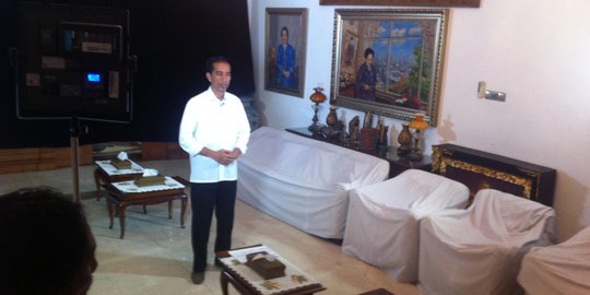 Syuting iklan di rumah Mega, Jokowi sempat grogi