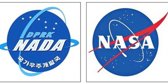 Badan antariksa Korea Utara contek logo NASA Amerika