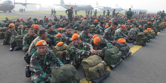 1.000 TNI pemadam kebakaran hutan ditarik dari Riau