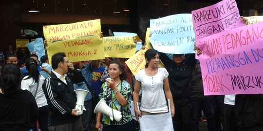 Kisruh ITC Mangga Dua, pedagang tolak campur tangan Marzuki