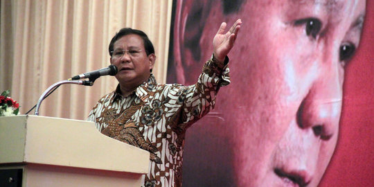 PDIP: Jika presiden, apa Prabowo bisa lepas dari Gerindra?