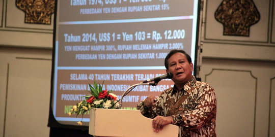 Prabowo: Di Jakarta ada penyakit luar biasa, pemimpinnya sakit