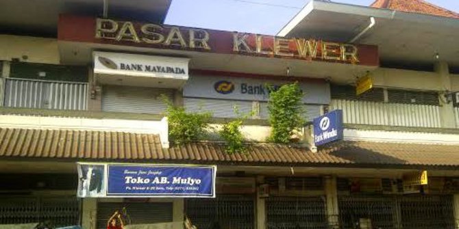 Pemilu, pedagang Pasar Klewer Solo kompak libur