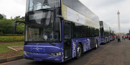 Ada pembangunan MRT, Pemprov DKI sediakan bus tingkat gratis