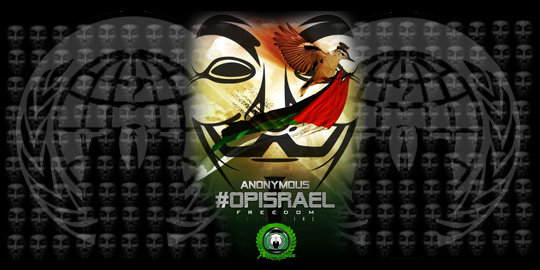 Serangan gabungan Anonymous rontokkan ratusan website Israel