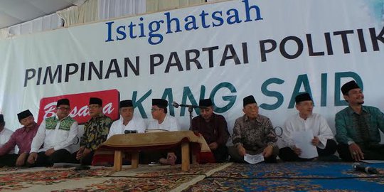 Jelang Pemilu, pimpinan parpol adakan doa bersama di pesantren