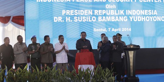 SBY resmikan Indonesia Peace and Security Center di Sentul