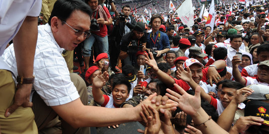 Ahok sindir Megawati beri mandat ke Jokowi