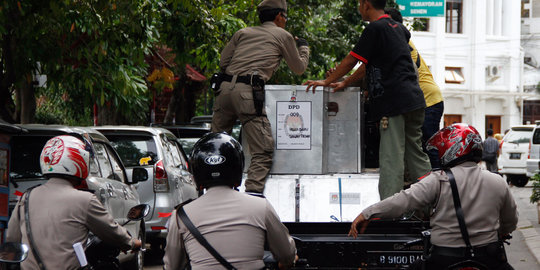 Polisi kawal pendistribusian logistik pemilu ke TPS