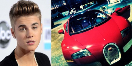 Justin Bieber dihadiahi Bugatti Veyron!