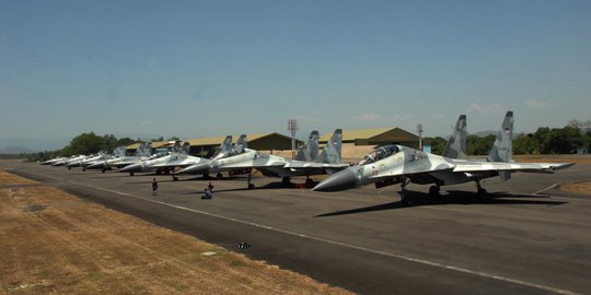 Deretan pesawat TNI AU penjaga langit Nusantara