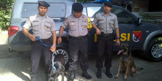 Tim polisi satwa ikut amankan TPS Megawati di Kebagusan