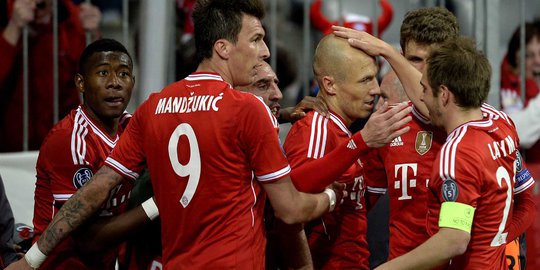 Robben cs singkirkan Setan Merah dari Liga Champions