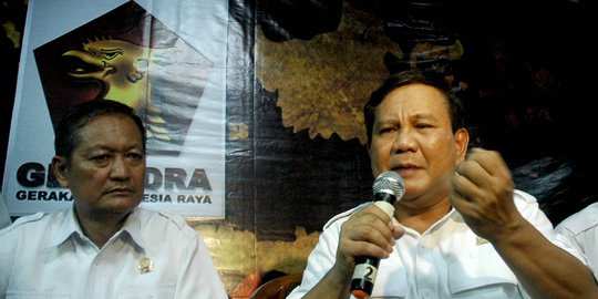 Ketua Umum Gerindra sebut kombinasi dengan PDIP ideal