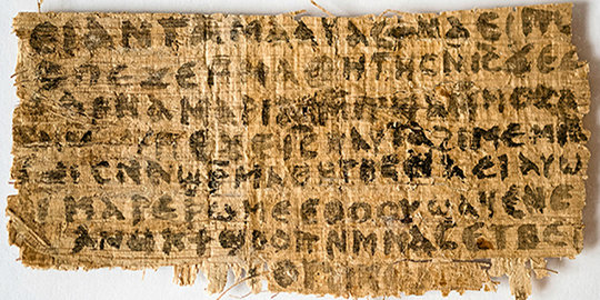 Papyrus yang nyatakan Yesus pernah menikah adalah otentik