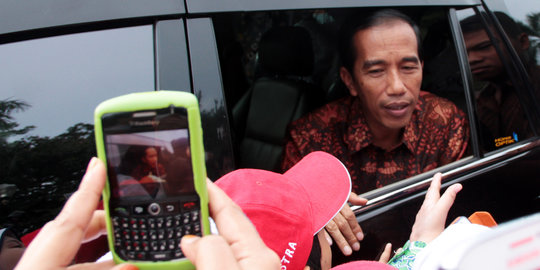 Jokowi: Saya tak punya kekuatan apa-apa dibanding capres lain