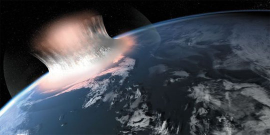 Bumi pernah ditabrak asteroid dengan diameter 23 mil