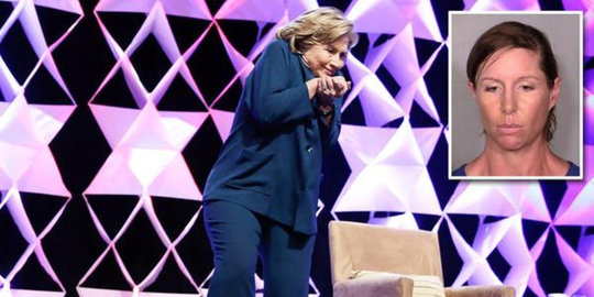 Wanita pelempar sepatu ke arah Clinton dibebaskan