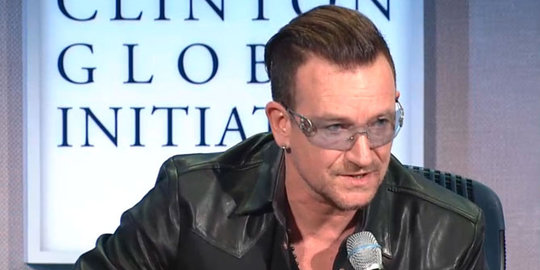 Saat Bono bercerita tentang Yesus
