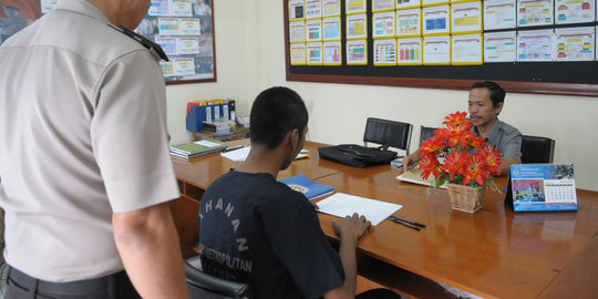 Curi motor, siswa SMK di Surabaya ujian di kantor polisi