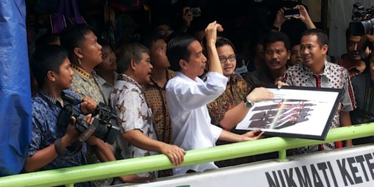 Jokowi mau ditraktir di foodcourt Blok G karena sudah bersih