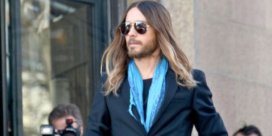 Cool, gaya hipster Jared Leto di Coachella Festival 2014!