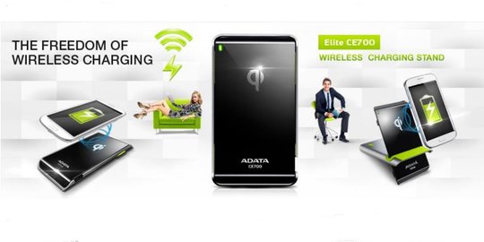 ADATA rilis wireless inductive charging stand untuk smartphone