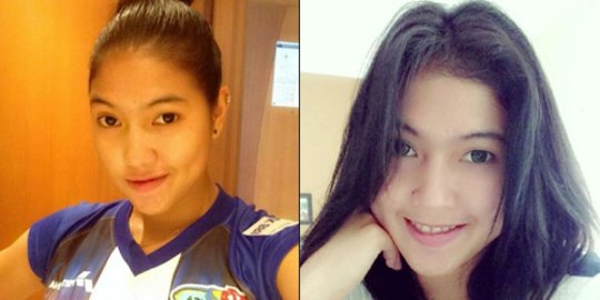 6 Bidadari cantik di ajang voli Proliga