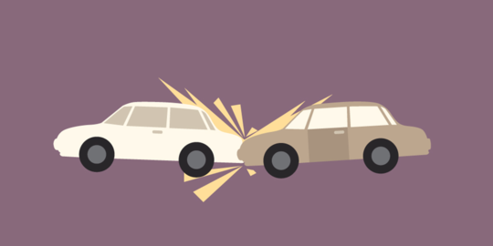 Mobil rombongan TK terguling, satu siswa patah tulang