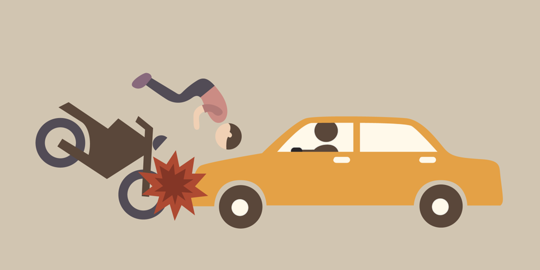 Seruduk mobil, pengendara Suzuki Satria tewas di Rasuna Said