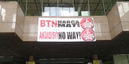 Lima alasan utama karyawan BTN tak sudi dilebur ke Mandiri