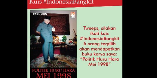 Setelah bikin puisi, Fadli Zon bikin lomba Indonesia bangkit