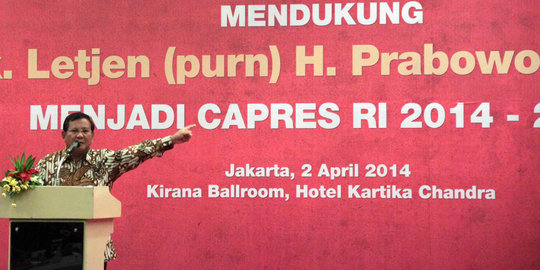 Gerindra minta usulan parpol koalisi soal cawapres Prabowo