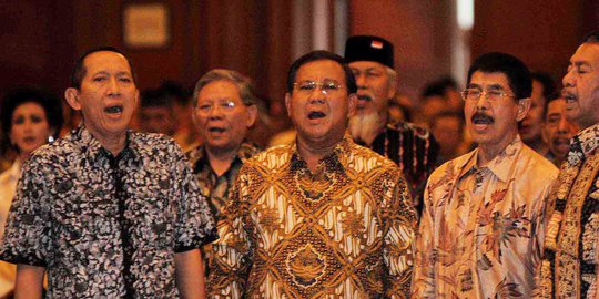 Prabowo sudah kantongi tiga cawapres