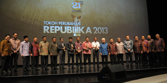 Malam penganugerahan Tokoh Perubahan Republika 2013