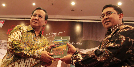 Manuver politik Fadli Zon bela Prabowo