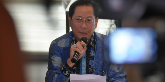 Presdir BCA saat konpers soal kasus pajak Hadi Poernomo