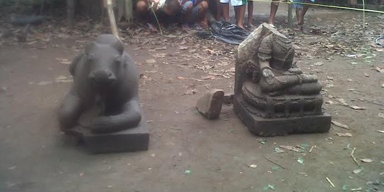 2 Arca peninggalan zaman Hindu ditemukan di Magelang