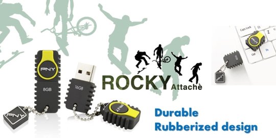 PNY luncurkan USB Drive terbaru Rocky Attache