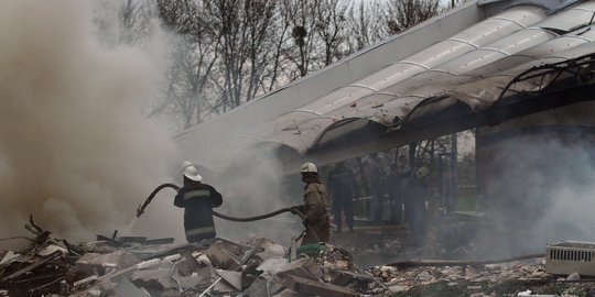 Pom bensin meledak di Ukraina, 6 orang tewas