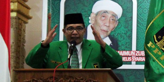 Pidato Emron Pangkapi buka Mukernas III PPP di Cisarua