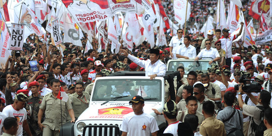 Laporan dana kampanye akhir, Gerindra terbesar, PKPI terkecil