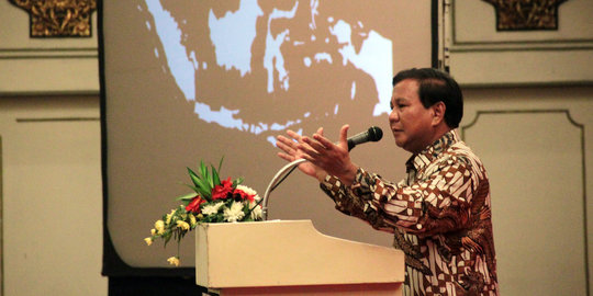 Prabowo: Bangsa tergantung impor selamanya jadi mainan asing!