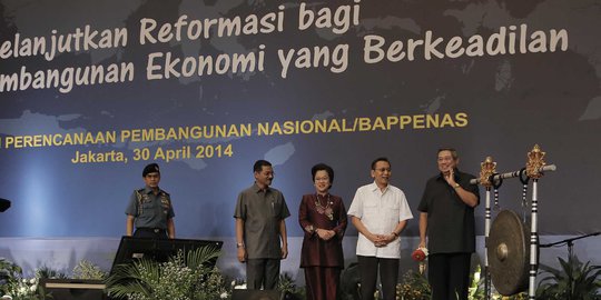 Presiden SBY buka Musrenbangnas 2014 di Gedung Bidakara