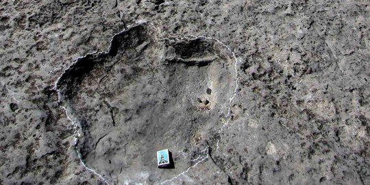 Menelusuri jejak kaki dinosaurus di Turkmenistan