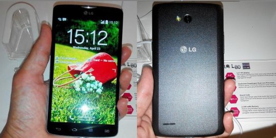 LG L80 resmi mendarat di Indonesia, dibanderol Rp 2 jutaan